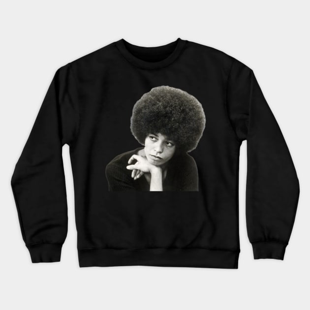 Angela Davis, Black Woman, Black History, Black Lives Matter Crewneck Sweatshirt by UrbanLifeApparel